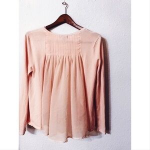 Thalia Sodi pleated & semi sheer back cardigan